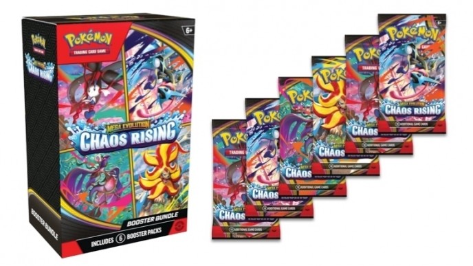 Pokémon TCG: Mega Evolution—Chaos Rising Booster Bundle Is Already Getting Hard to Find!