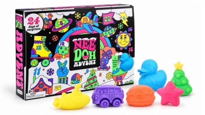 NeeDoh Squishmas Advent Calendar Available by Invitation at Amazon!