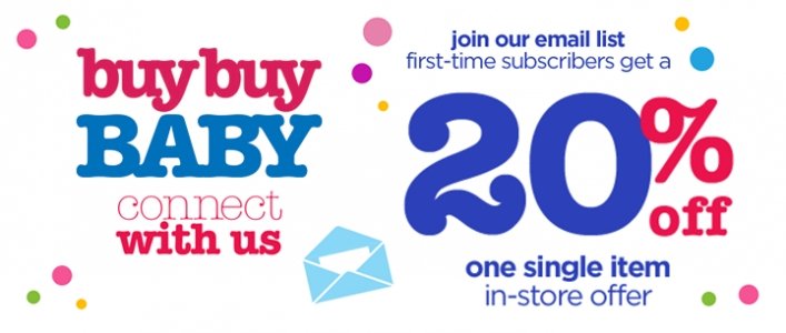 20% Off One Item In-Store @ Buy Buy Baby