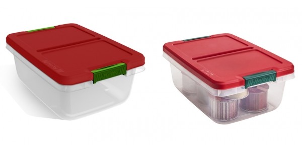 GLITCH! 2-Piece Hefty Clear Tote with Latching Lids $5 + 66 Quart FREE @ Lowes