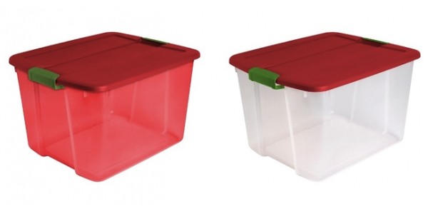 Five 66-Qt Storage Totes $20 @ Target