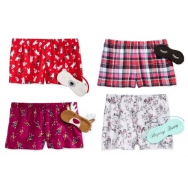 Pajama Shorts & Eye Mask Sets $2 @ Macy's