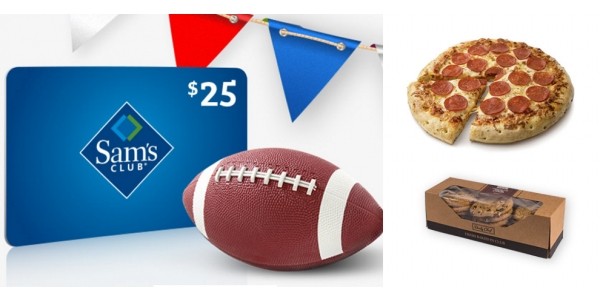 Sam’s Club Membership + Free $25 Gift Card + Free Pizza AND Cookies ONLY $45
