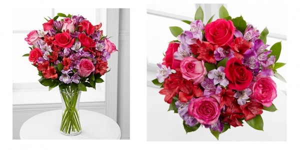Romancing The Heart Bouquet & Vase $34.99 @ FTD