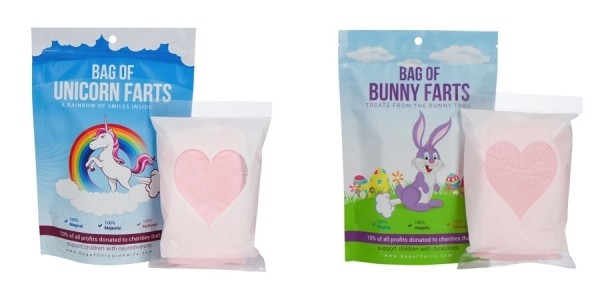 Bag of Unicorn or Bunny Farts Cotton Candy $10 @ Amazon