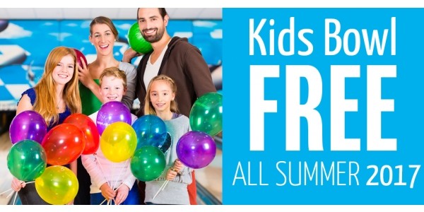 Kids Bowl Free All Summer 2017 (Valid Nationwide)