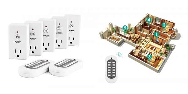 5 Pack Remote Outlet Switches $21.89 @ Amazon