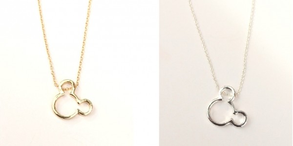 Dainty Mouse Ears Necklace $6.99 @ Jane
