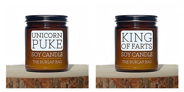 Unicorn Puke Soy Candles (And Other Fun Scents) Under $20 @ Amazon