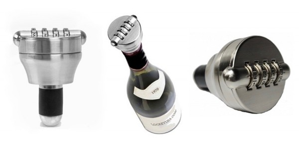 Combo-Cork Bottle Lock Wine Stopper $17 @ Wayfair