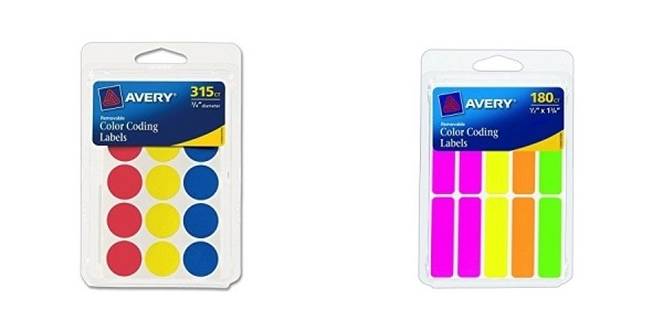 Avery Color-Coding Labels $1 (was $5) @ Walmart