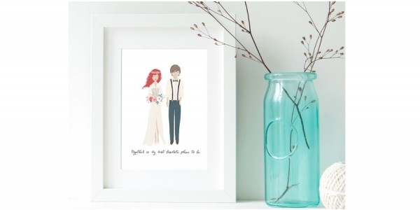 Customized Wedding Portrait $11.99 @ Jane
