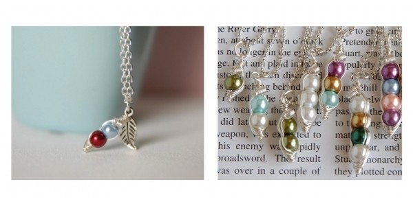 Custom Mama's Sweet Peas Necklace $9 @ Jane