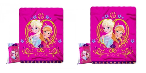 Frozen Anna And Elsa Backpack & Throw Sleepover Set Under $5 @ Target