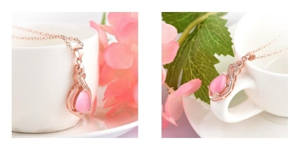 Romantic Pink Resin Necklace FREE + Free Shipping w/ Code @ Solocost