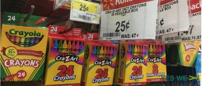 Crayons, Markers, & More As Low As 17¢