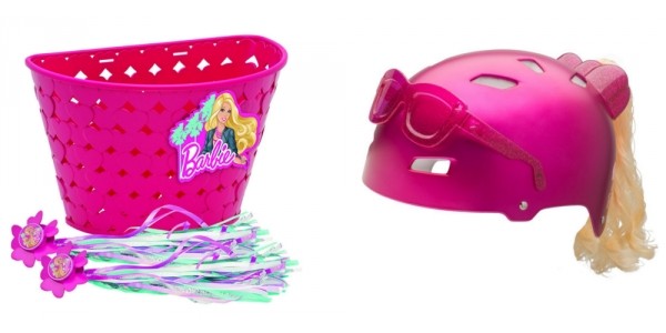 Bell Barbie Bike Helmet, Basket, & Handlebar Streamers $16 Shipped @ Deal Genius
