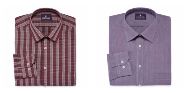 Today Only Men's Stafford Travel Dress Shirts $5 Shipped (w/ Code) @ JC Penney