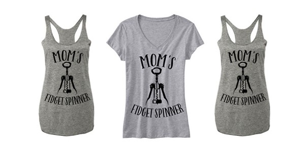 Mom's Fidget Spinner Wine Bottle Opener Tank $25 @ Amazon