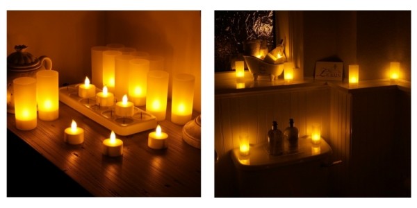 12 Piece Rechargeable Tea Light Candles $31 Shipped (Reg. $62) @ Walmart
