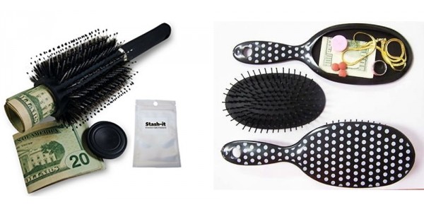 Secret Compartment Hair Brush $8 @ eBay