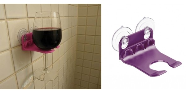Shower & Bath Wine Glass Holders $10 Shipped @ Amazon
