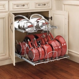 Pull Out Cookware Organizer Only $146 @ Jet