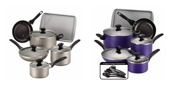 Farberware 15-Piece Non-Stick Aluminum Cookware Set $25 Shipped @ Kohl's