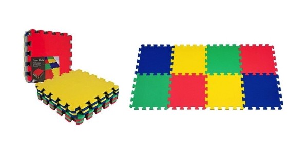 8-Piece Multicolor EVA Foam Mat Set Just $8 Today Only @ Staples