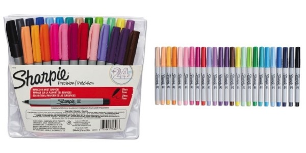 24-Count Sharpie Ultra Fine Point Assorted Permanent Markers Just $9 @ Walmart