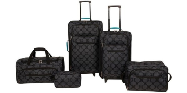 5 Piece Complete Travel Luggage Set $40 + Free Shipping @ Deal Genius
