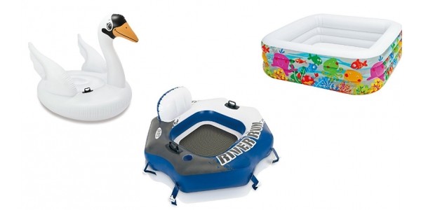 Today Only: 50% Off Intex Floats = Giant Swan Just $14 & More @ Amazon