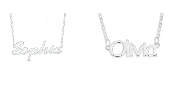 Silver Personalized Name Necklace $16 w/ Code (Reg. $79) @ Zales