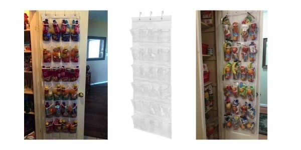 Honey Can Do 24-Pocket Over-The-Door Shoe Organizer (Great for Back to School Lunches & Snacks) $8 @ Walmart