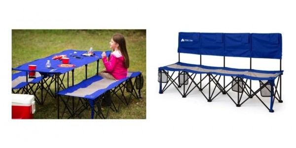 Ozark Trail Convertible 4-Seat Bench $30 @ Walmart