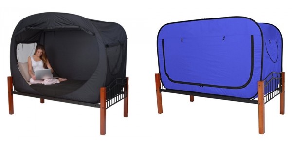 Privacy Pop Bed Tent Awesome For Dorms & Room Sharers $130 @ Amazon
