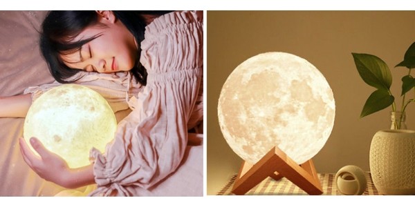3D Rechargeable Moon Night Light From $15 + Free Shipping @ eBay