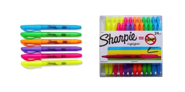 Sharpie Accent Pocket Highlighters 24-Pack $7.74 @ Amazon