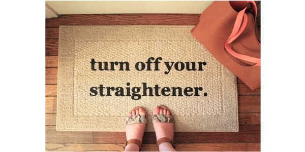 Turn Off Your Straightener Door Mat $11 + Free Shipping @ Amazon