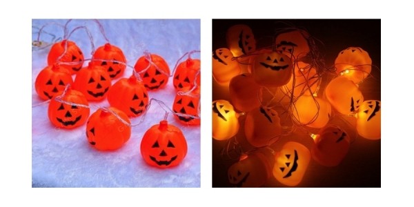 Halloween Pumpkin String Lights Just $4.99 Shipped w/ Code & More @ Gamiss