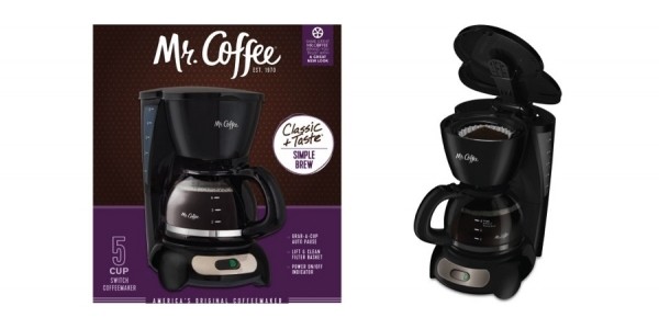 Mr. Coffee 5-Cup Coffeemaker Just $5 @ Walmart