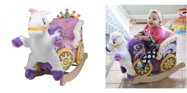 Over Half Off This Musical Princess Carriage Rocker @ Wayfair