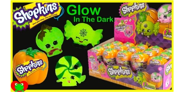 5 Pack Shopkins Halloween Surprise Glow In The Dark Pumpkin Capsules $22 @ Walmart