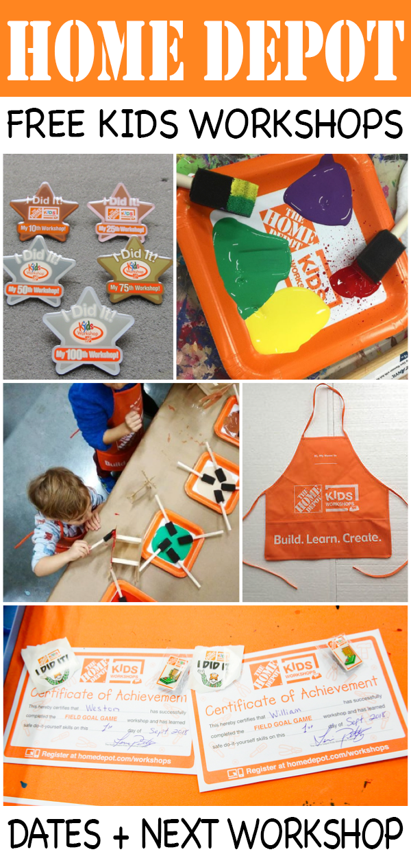 home depot workshop kits