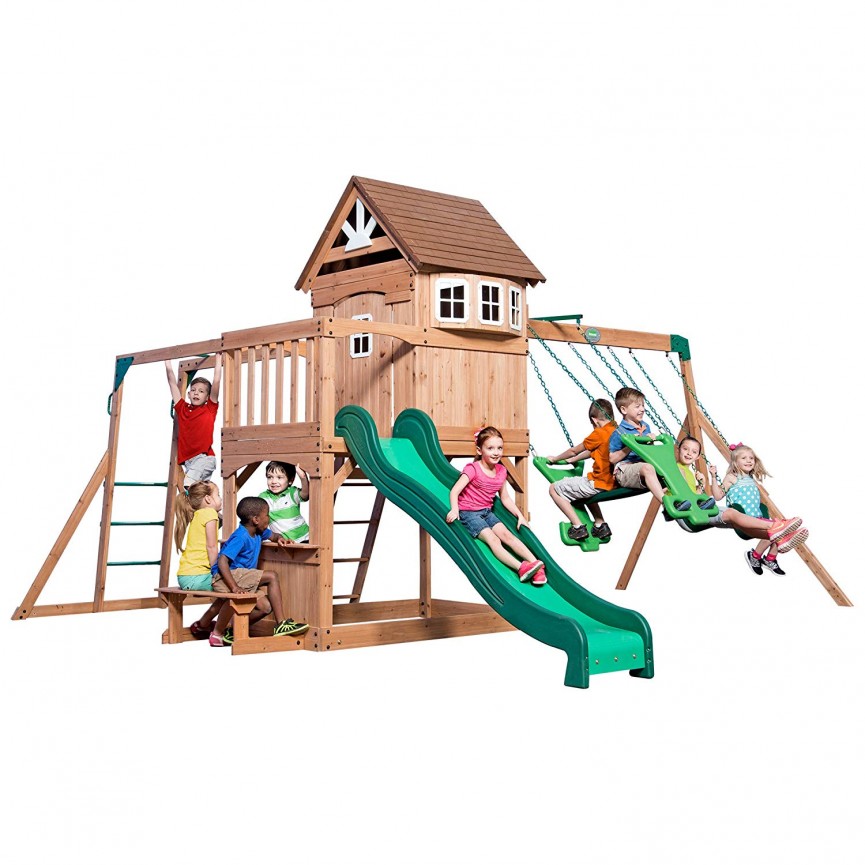 Wooden Swing Sets On Clearance Right Now @ Walmart