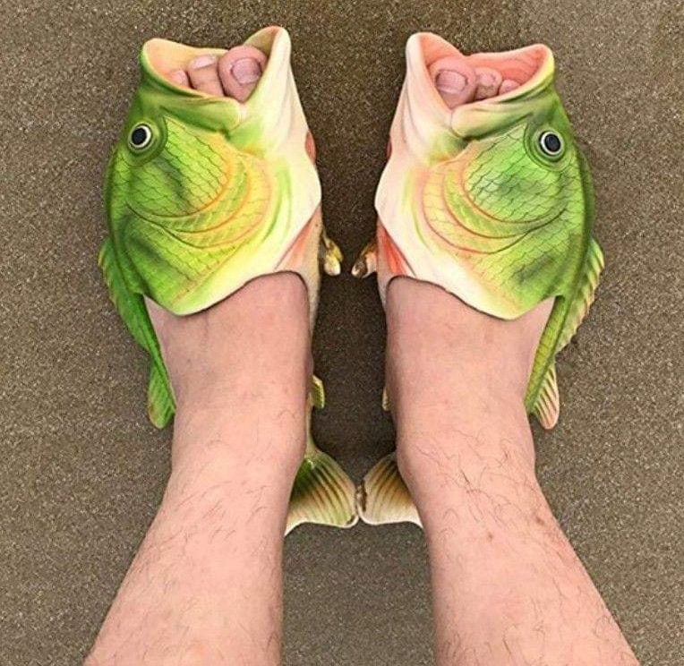 Big Mouth Fish Flip Flops From $20 @ Amazon