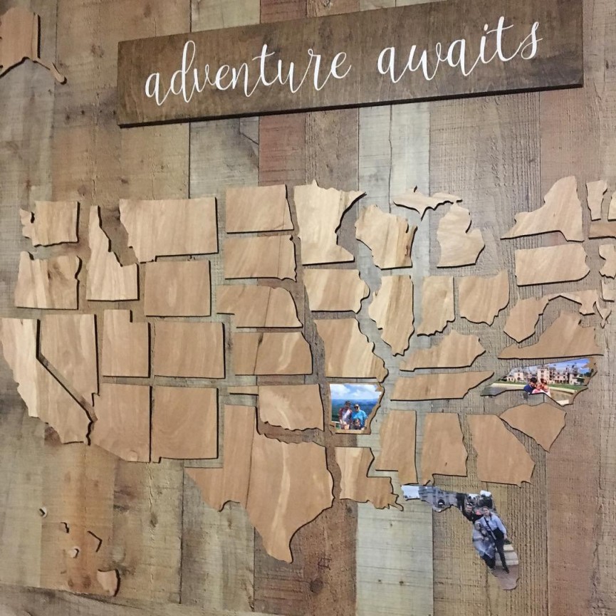 USA Pieces and Matching Map Puzzle Only $55 @ Etsy 