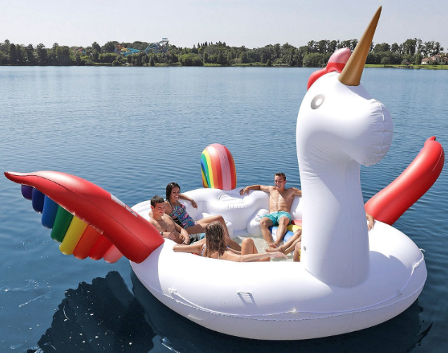 Gigantic Peacock Island Float $180 (was $250) @ Amazon 