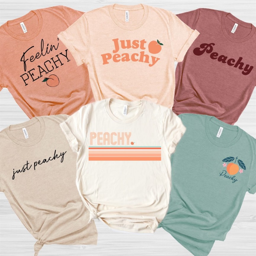 Just Peachy Bella Canvas Tees $14.99 (was $24.95) @ Jane