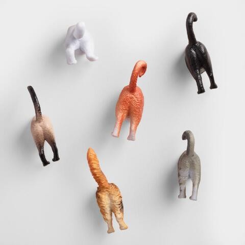 Kikkerland Cat Butt Magnets Set of 6 Just $12 @ Amazon 